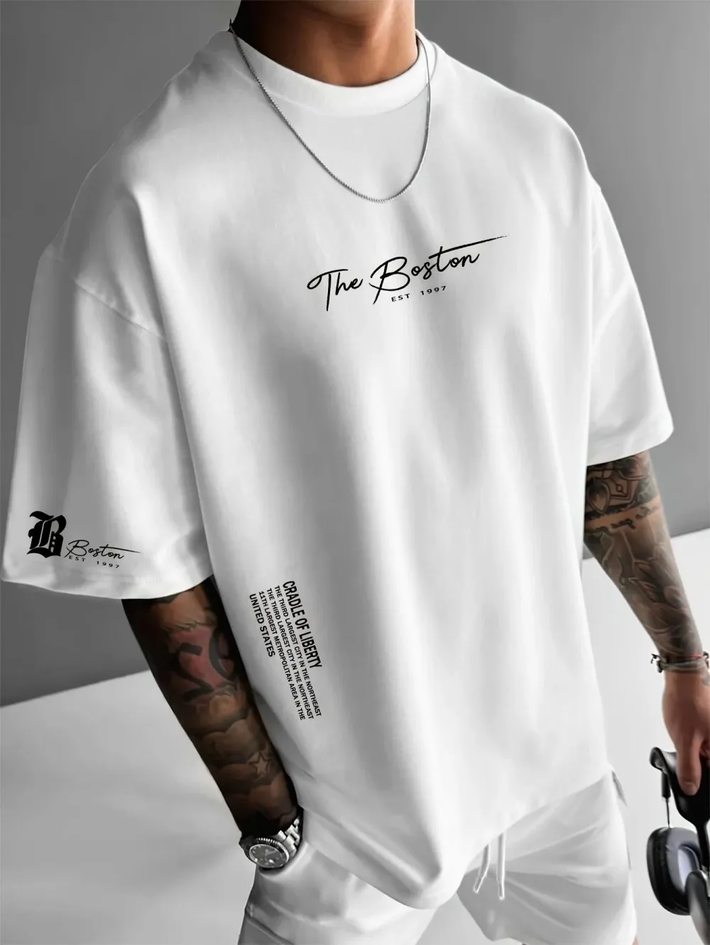 Quality Streetwear Brand - Das neueste luxuriöse Herren-T-Shirt mit Markenlogo-Print,