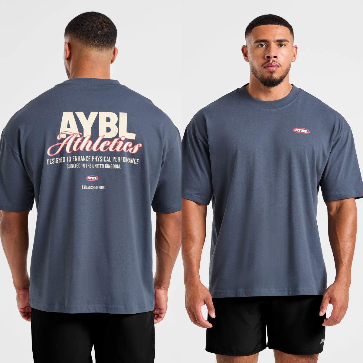 Streetwear Brand Graphics - Klassisches Athletics Script Oversized Fashion GYM