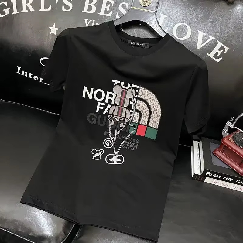 Quality Streetwear Brand - 100% reine Baumwolle Herren Luxusmarken-T-Shirt mit