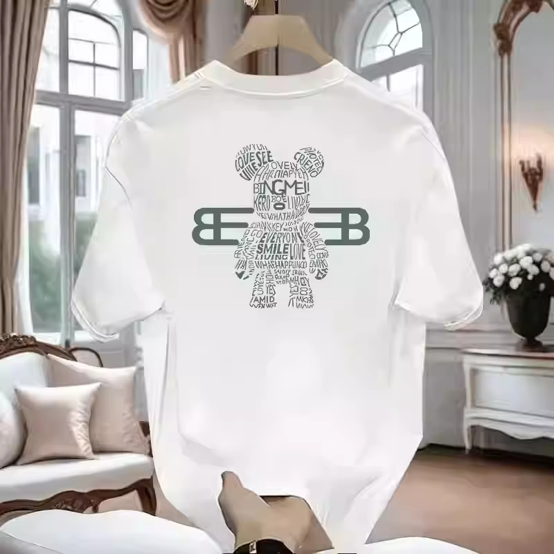 Quality Streetwear Brand - 100% reine Baumwolle Herren Luxusmarken-T-Shirt mit