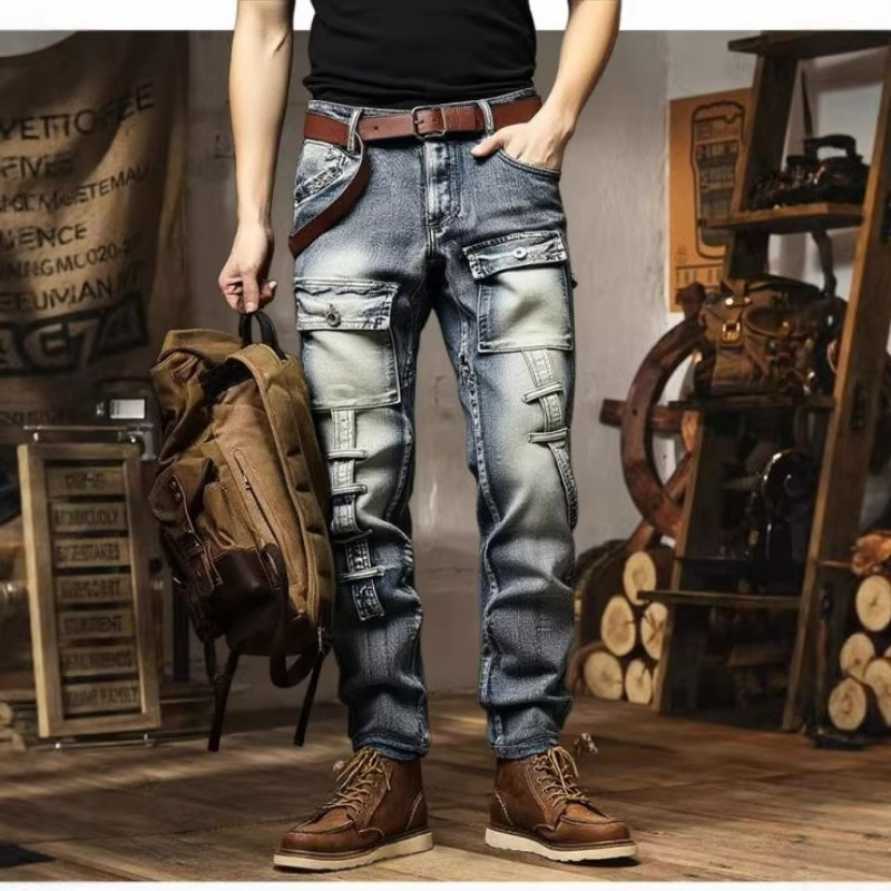 Herren Distressed Washed High  – Europe Streetwear Brand Bewertung und Preis
