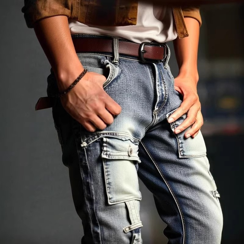 Herren Distressed Washed High  – Europe Streetwear Brand Bewertung und Preis