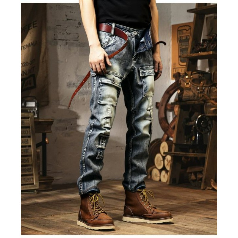 Herren Distressed Washed High  – Europe Streetwear Brand Bewertung und Preis
