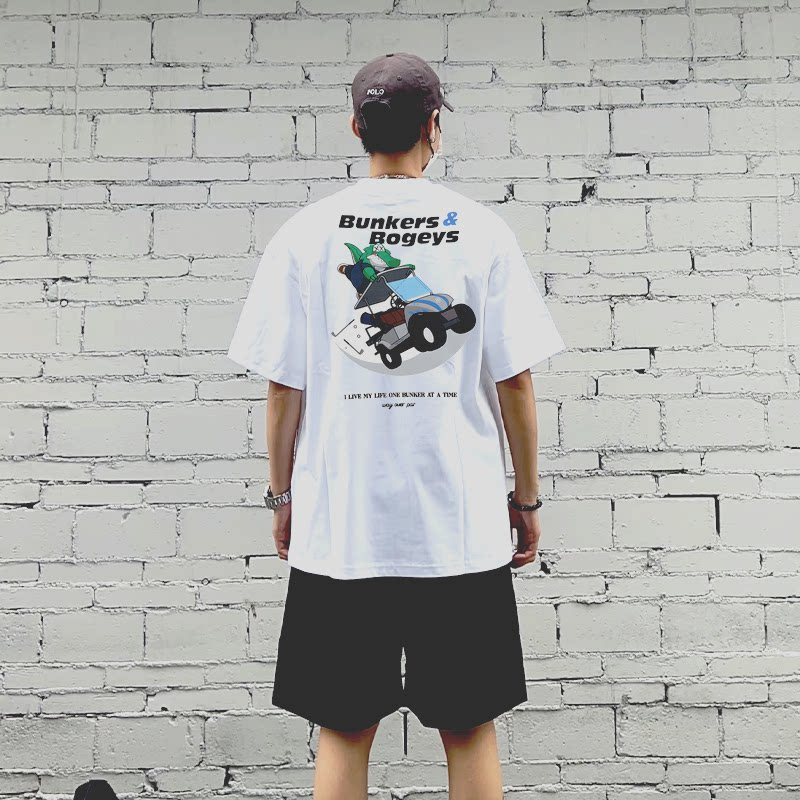 Cartoon-Alligator Golfcart Rüc – Streetwear Brand Golf Bewertung und Preis
