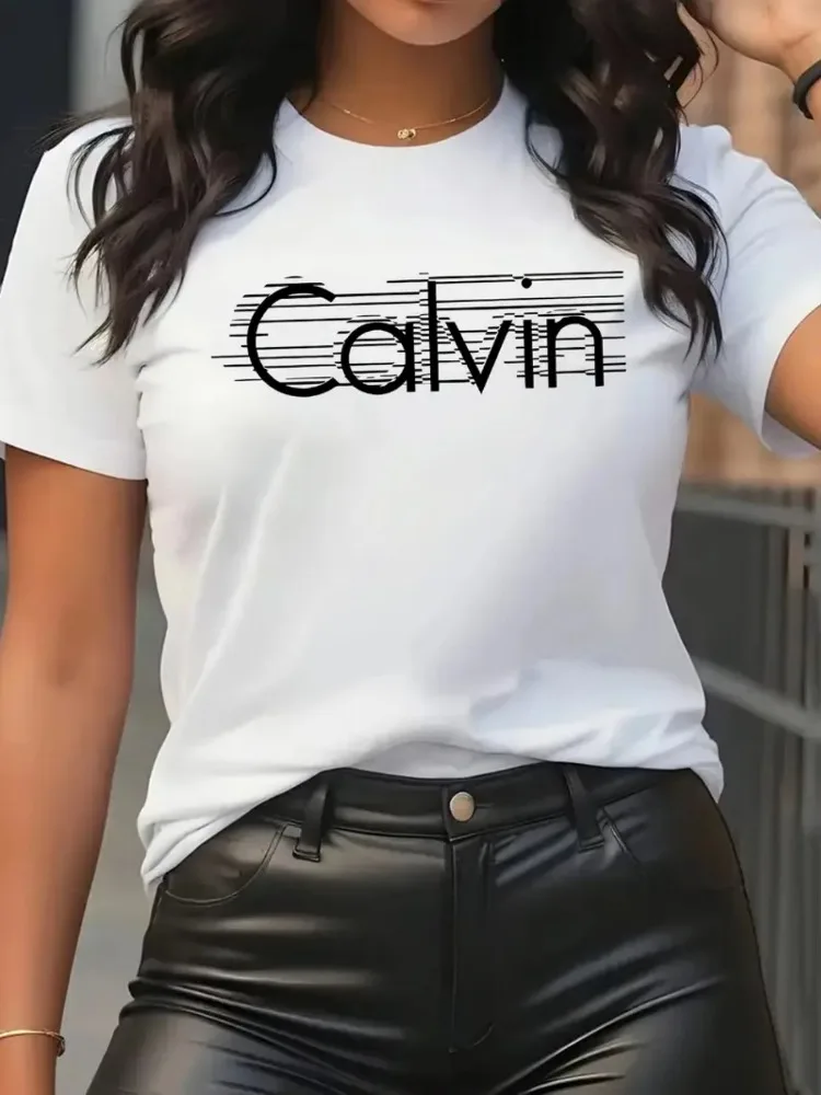 Calvin Damen T-Shirt Freizeit  – Quality Streetwear Brand Bewertung und Preis