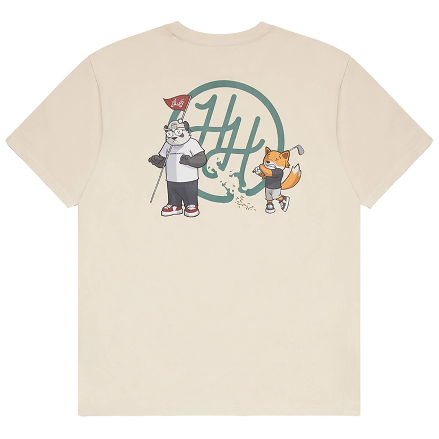 Cartoon Panda und Fuchs Golf O – Streetwear Brand Golf Bewertung und Preis